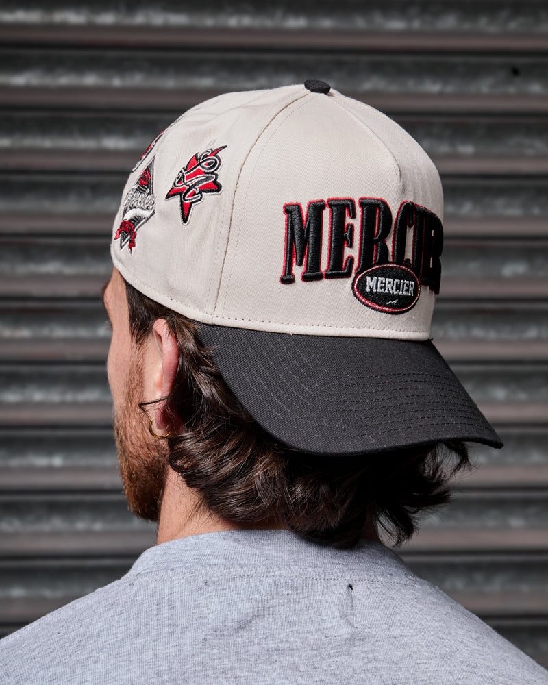 Banner Badge Snapback Black Twill, image 3
