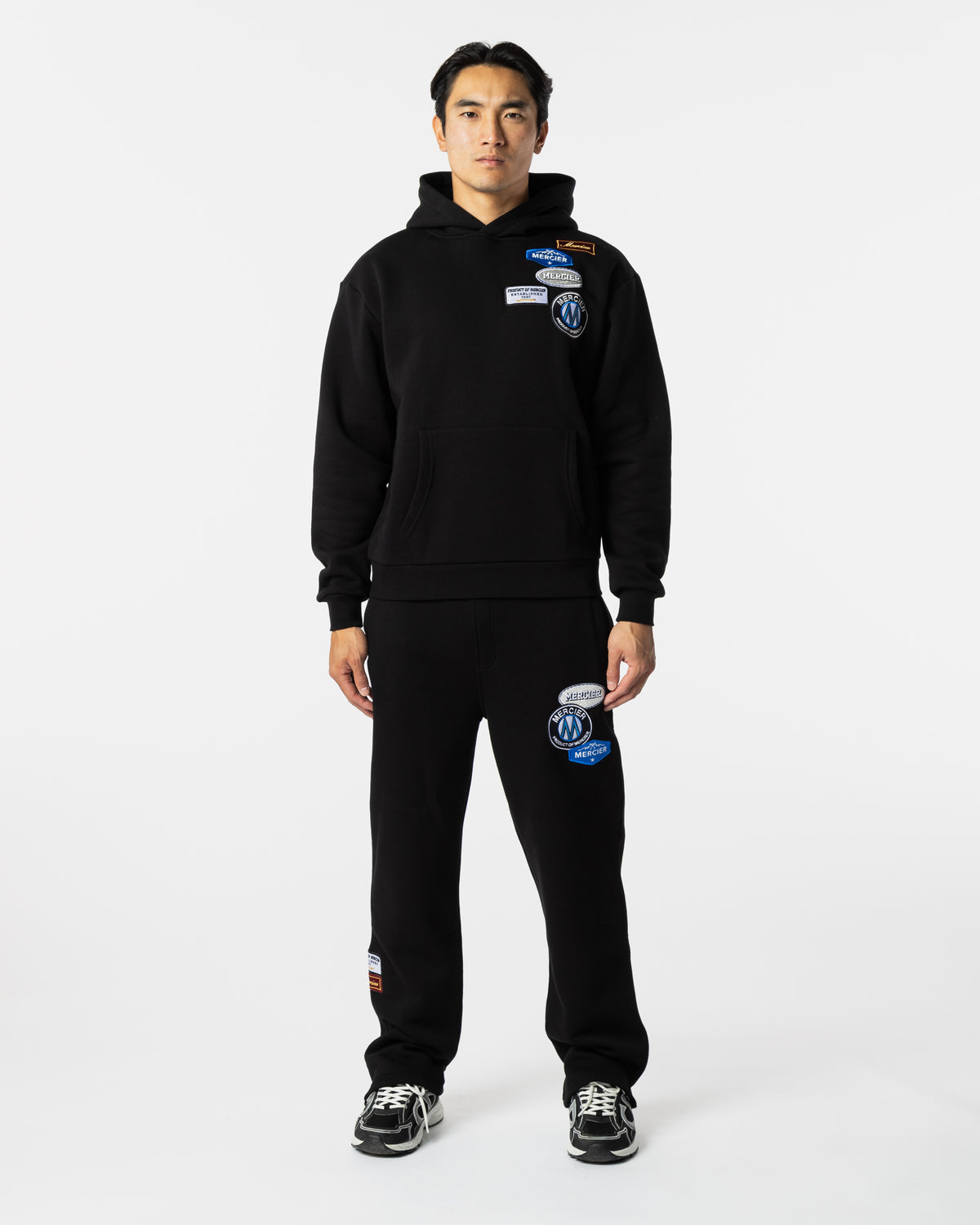 Relaxed OG Badge Hoodie Black, image 2