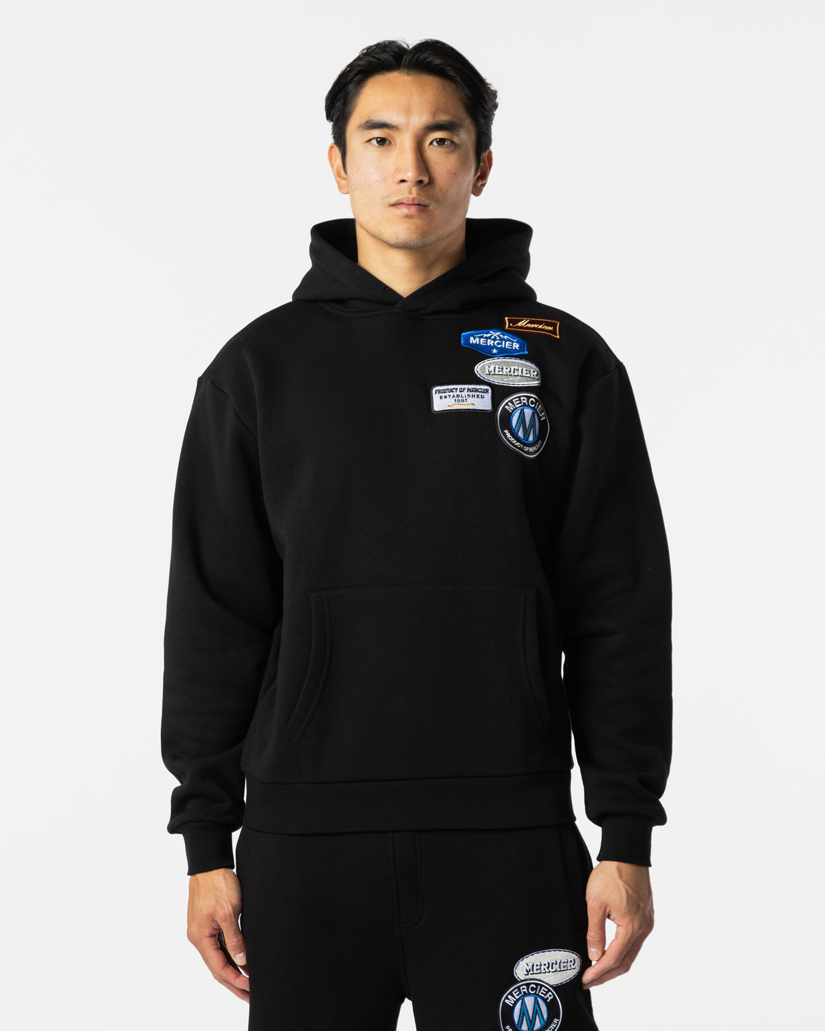 Relaxed OG Badge Hoodie Black, image 1
