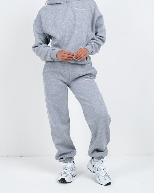 Frauen grau weiß Produkt von Mercier Jogger