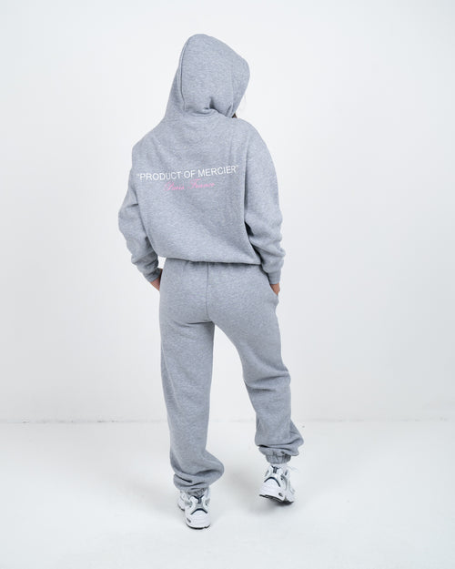 Womens Grey White Product Of Mercier Joggers