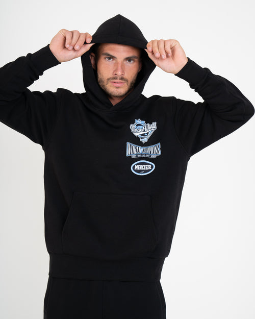 Schwarzer Himmel Mercier Welt Hoodie