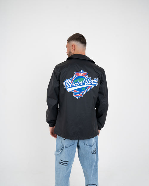 Black Mercier World Coach Jacket