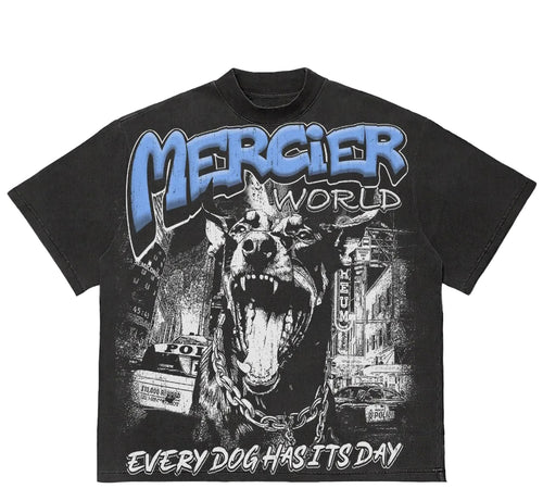 Every Dog Has Its Day Relaxed Tshirt Vintage Black