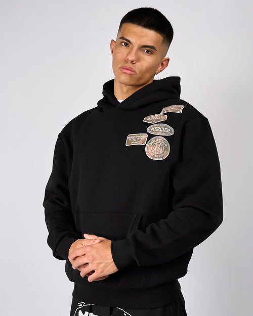 Black Camo OG Badge Relaxed Hoodie