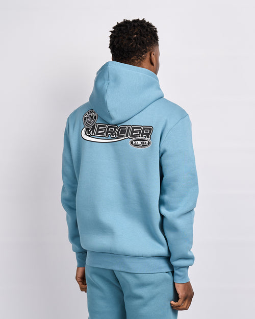 Blue Racer Badge Hoodie