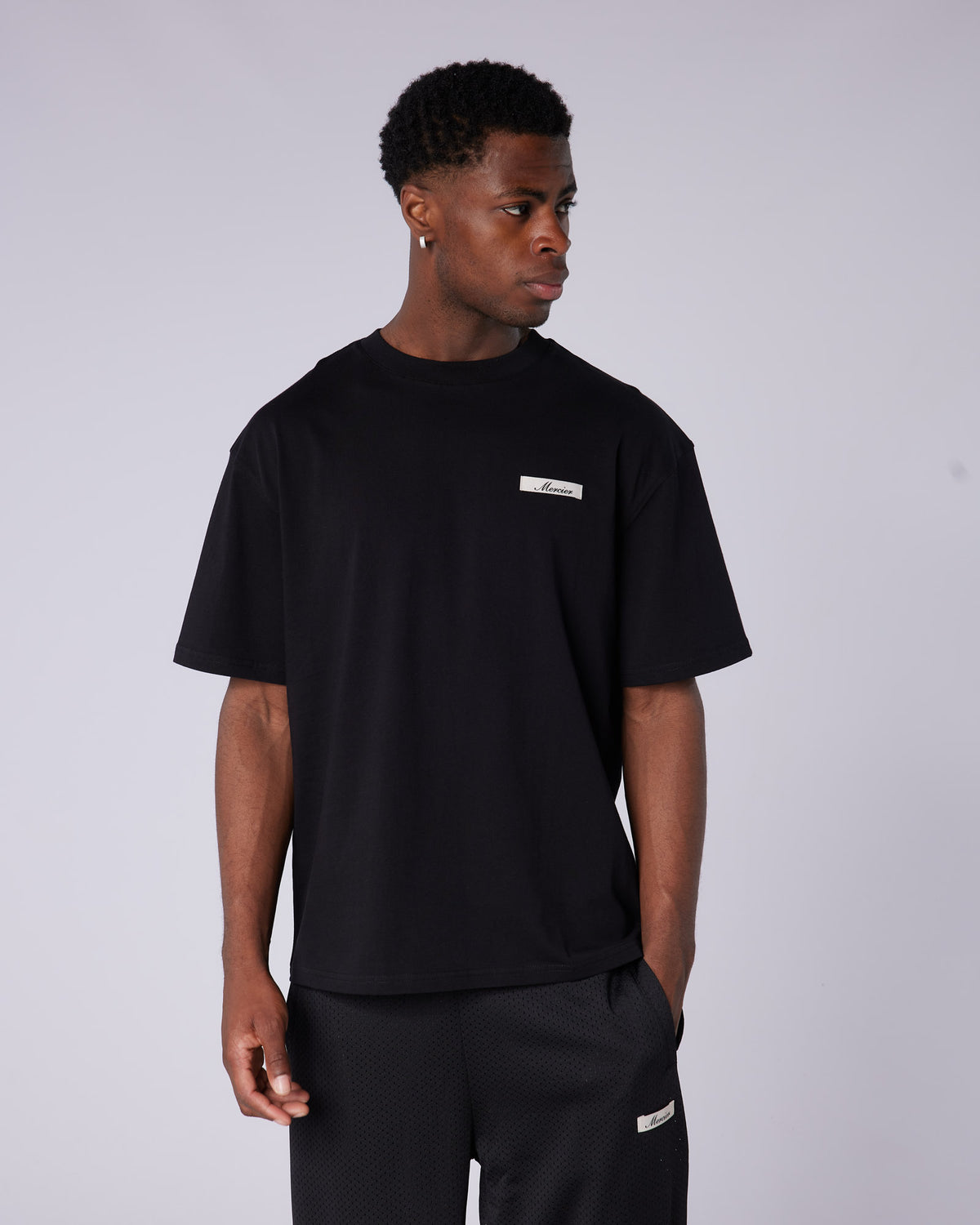 Script Tshirt Black, image 1