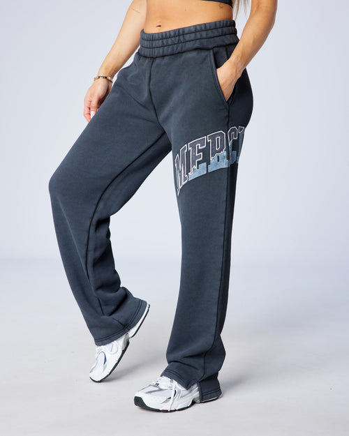 Womens Shatter Jogger Washed Black