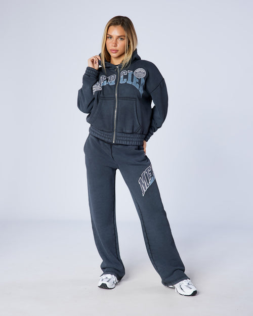 Womens Shatter Jogger Washed Black