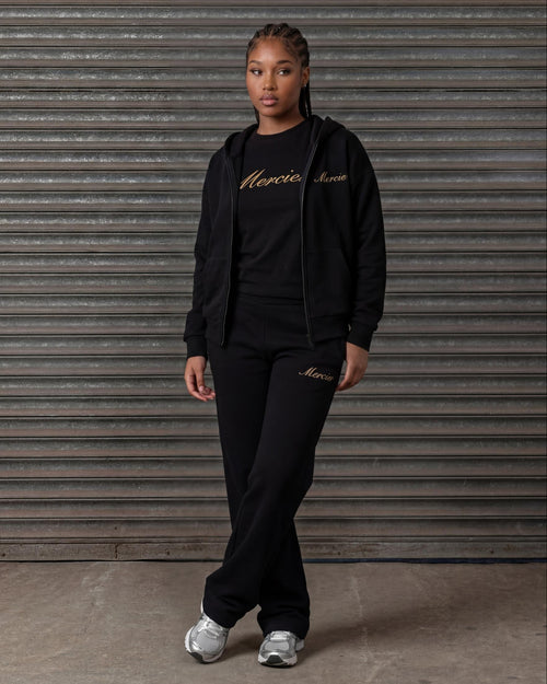 Women's Glitter TShirt Black