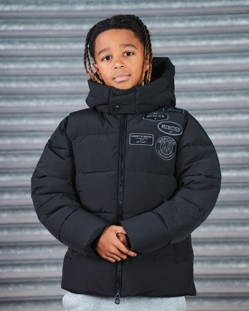 Junior Blackout OG Puffer Jacket Black