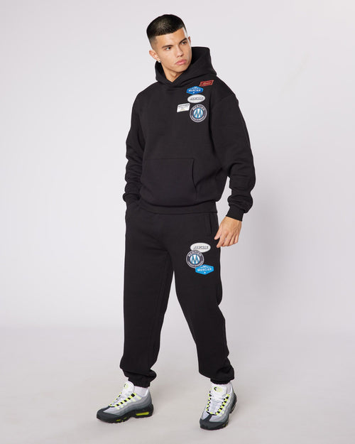 Black Relaxed OG Badge Joggers