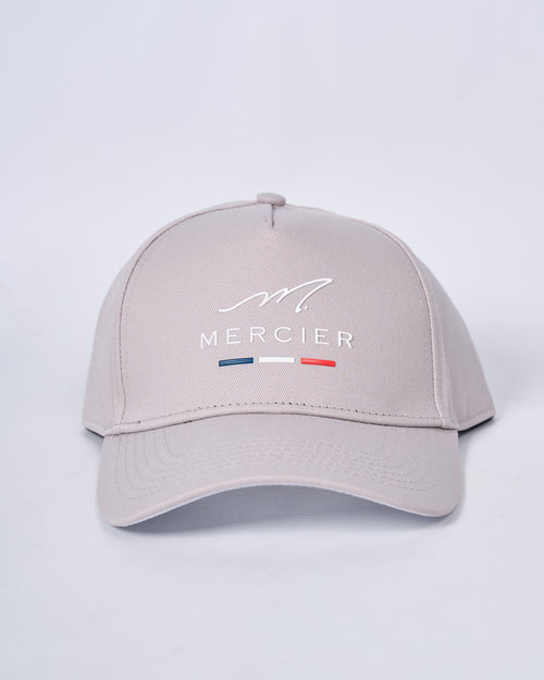 Steel Grey Raised Signature Mercier Cap