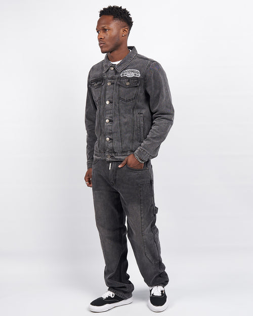 Charcoal Court Denim Jacket