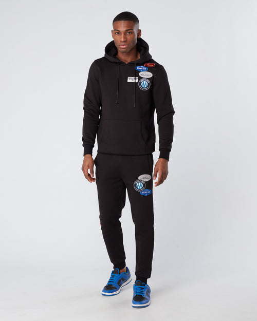 Mercier dhe Badge Hoodie Black.