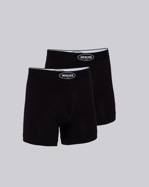 Mercier 2PK Maison Boxershorts Schwarz